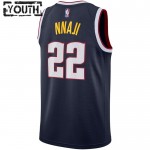 Denver Nuggets Trikot Zeke Nnaji 22 Nike 2022-23 Icon Edition Navy Swingman - Kinder